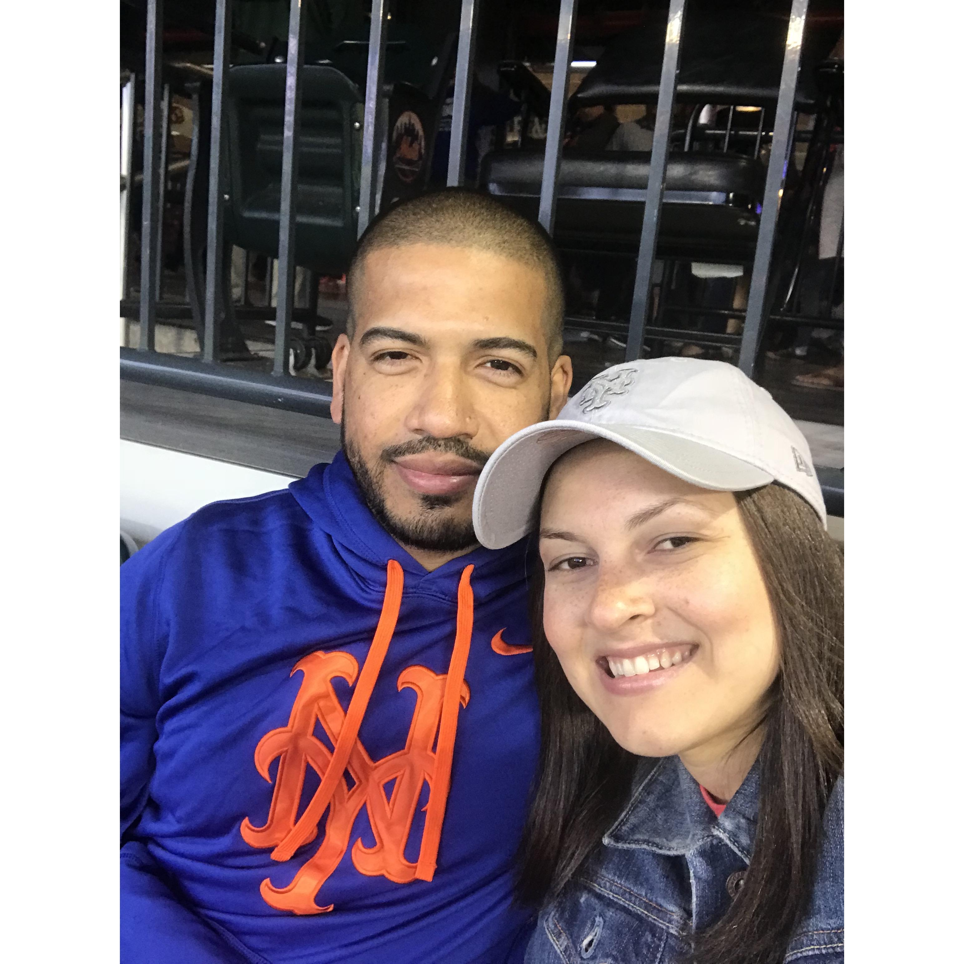 Let's Go Mets! First Game. If we game together, we stay together!