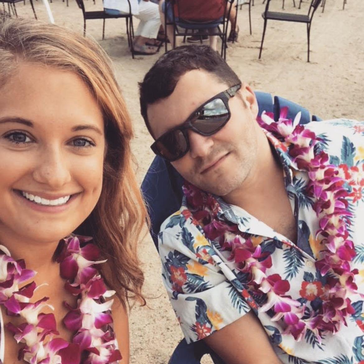 August 2018 ~ Chris attended his first Masonic Luau hosted by Emily’s parents.