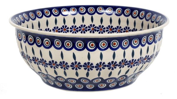 11" Bowl (Floral Peacock)