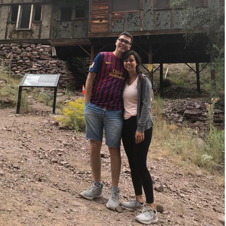 This was our second date at dripping springs :) One of the first photos of us.