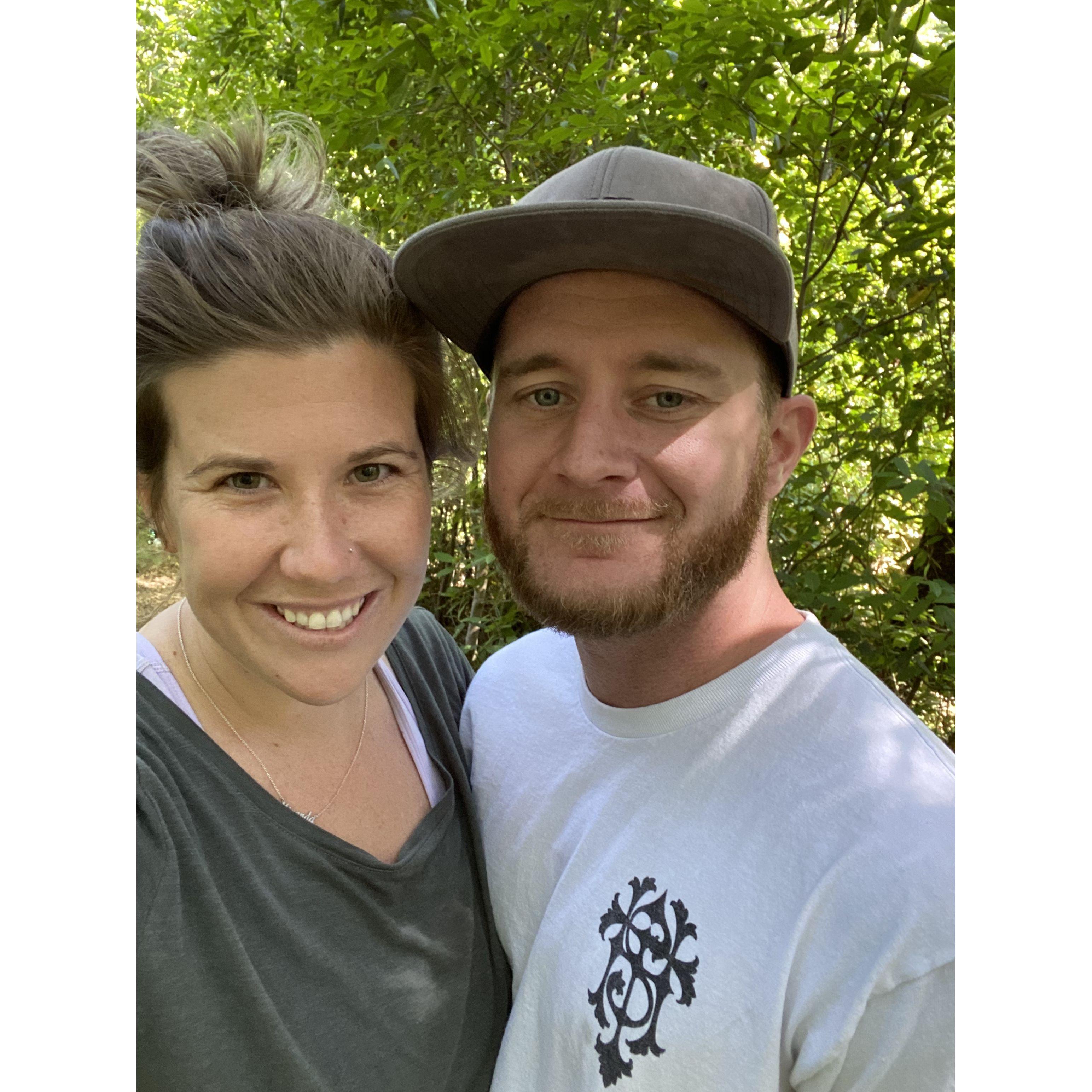 One of our first pictures together - Date at Filoli