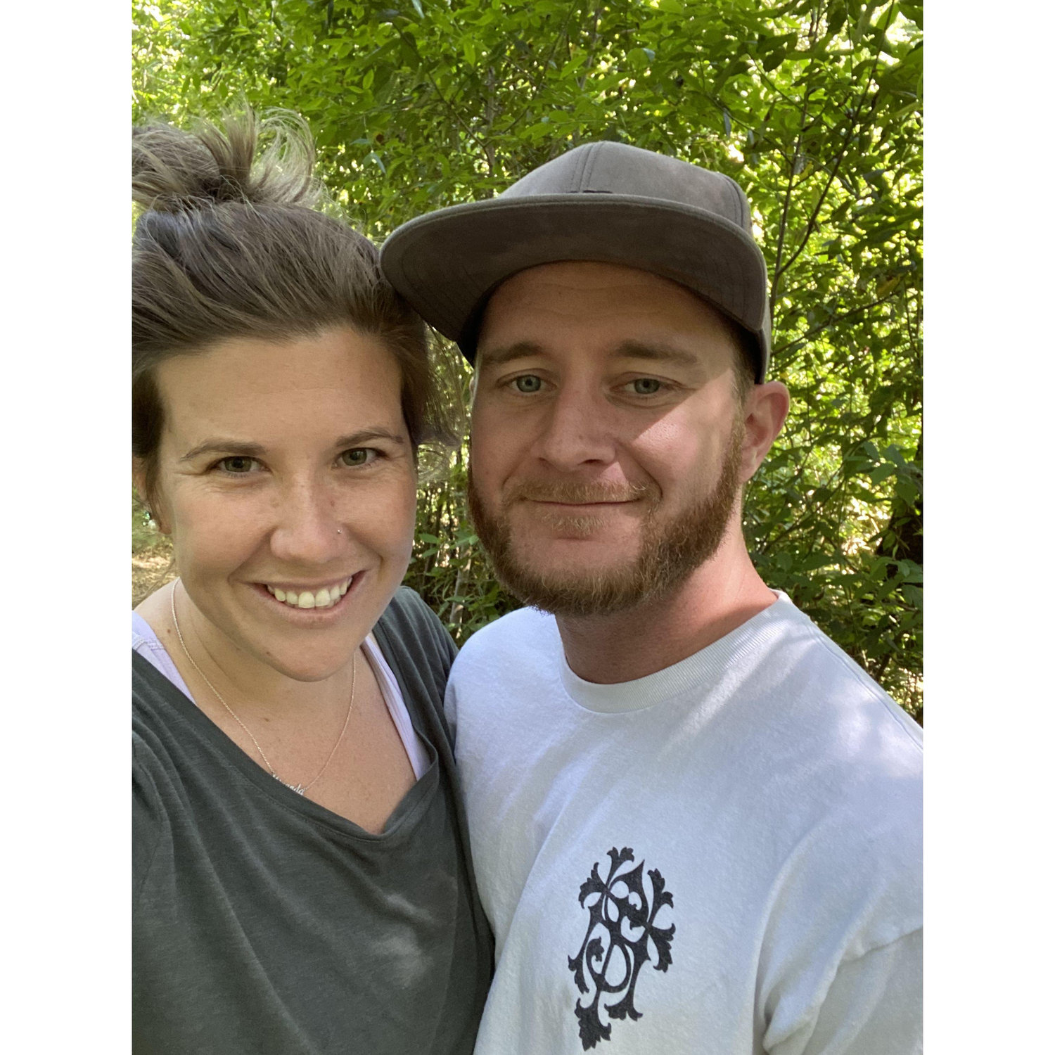 One of our first pictures together - Date at Filoli
