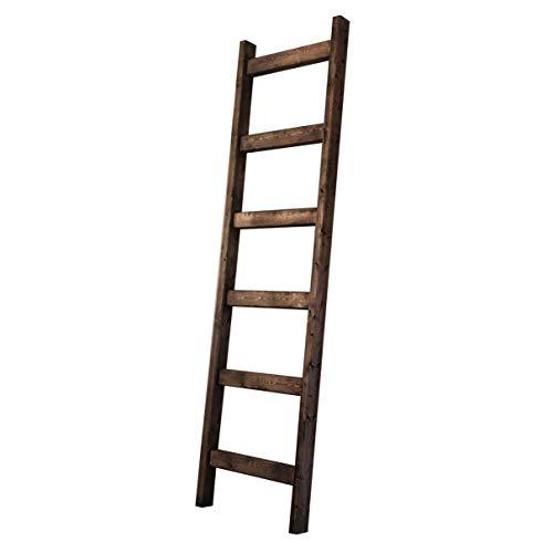 6 Foot Rustic Blanket Ladder - Smooth Finish/No Blanket Snags