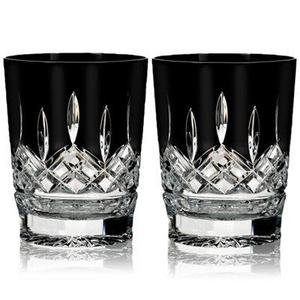 Waterford Crystal Lismore Black Tumblers, Set of 2