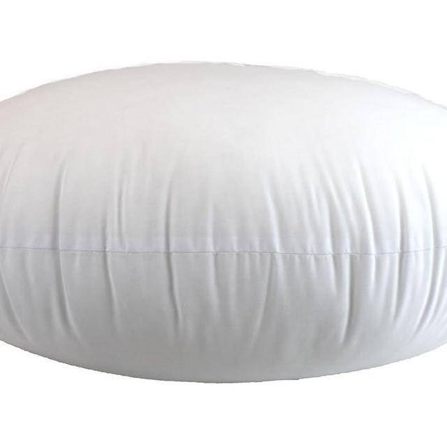MoonRest Round Pillow Insert Hypoallergenic Polyester Form Stuffer-%100 Cotton Blend Covering for Sofa Sham, Decorative Pillow, Cushion and Bed - 18 Inch Diameter