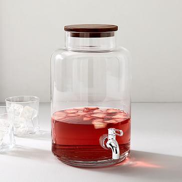 Pure Drink Dispenser - Glass, Wood