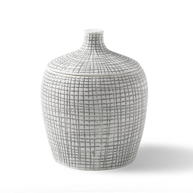 Kassatex Raffia Cotton Jar