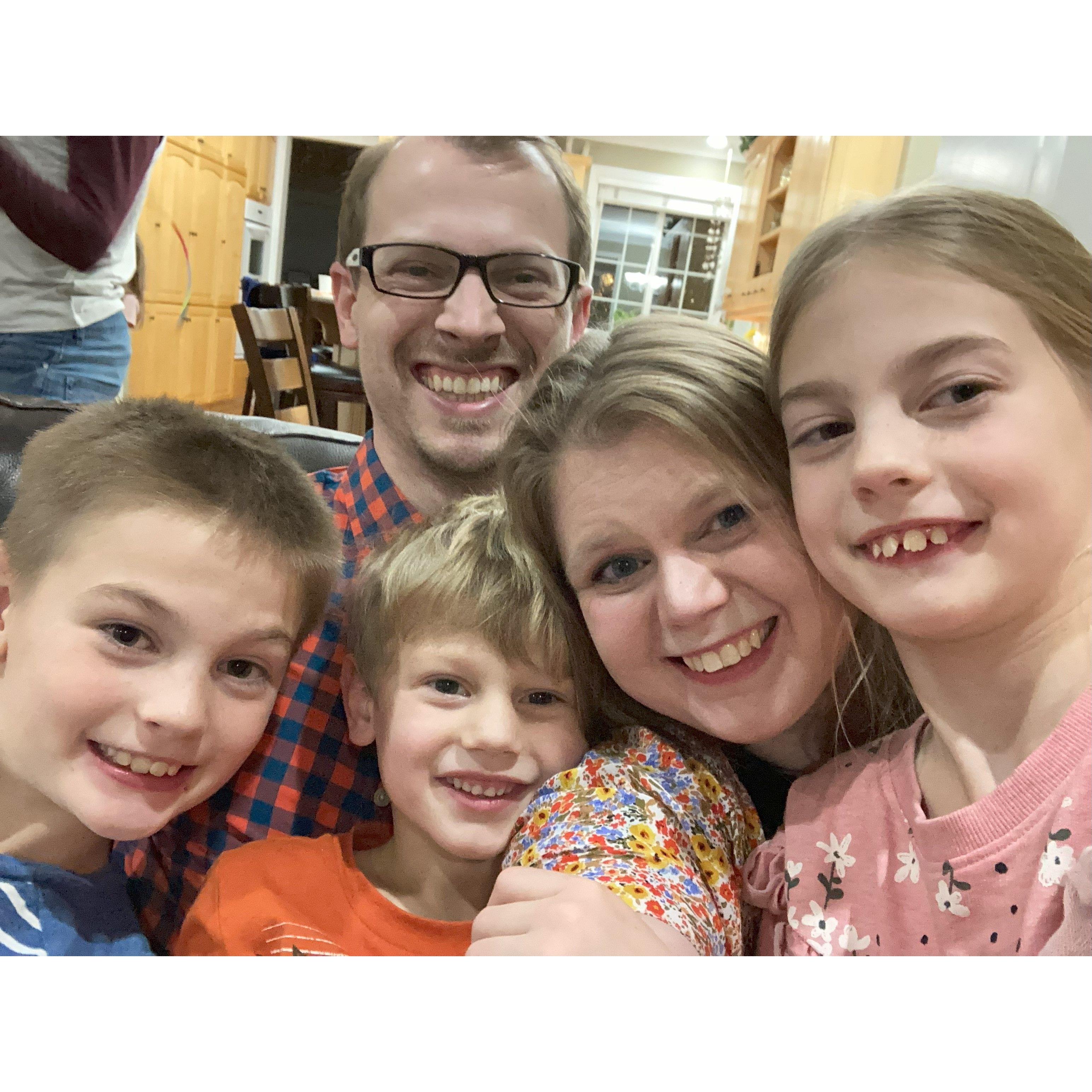 This was from our first Christmas with the kids in 2021.