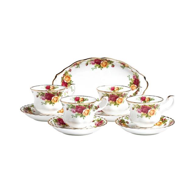 Royal Albert Old Country Roses 9 Piece Hostess Set