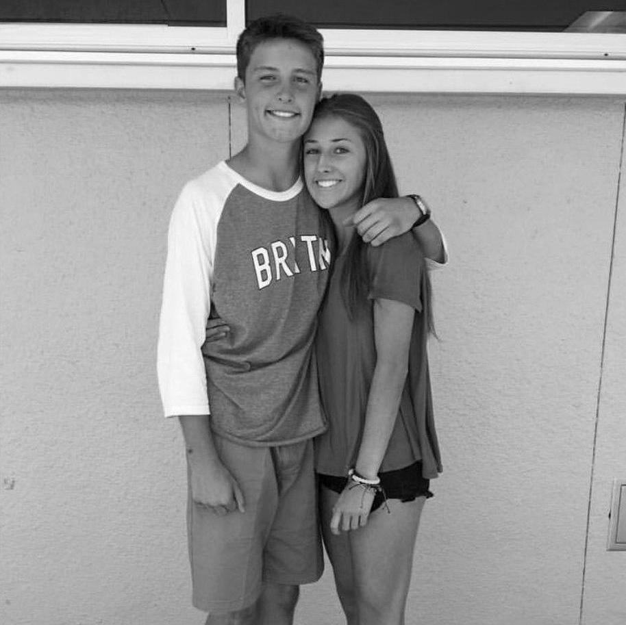 Our first day of sophomore year!
