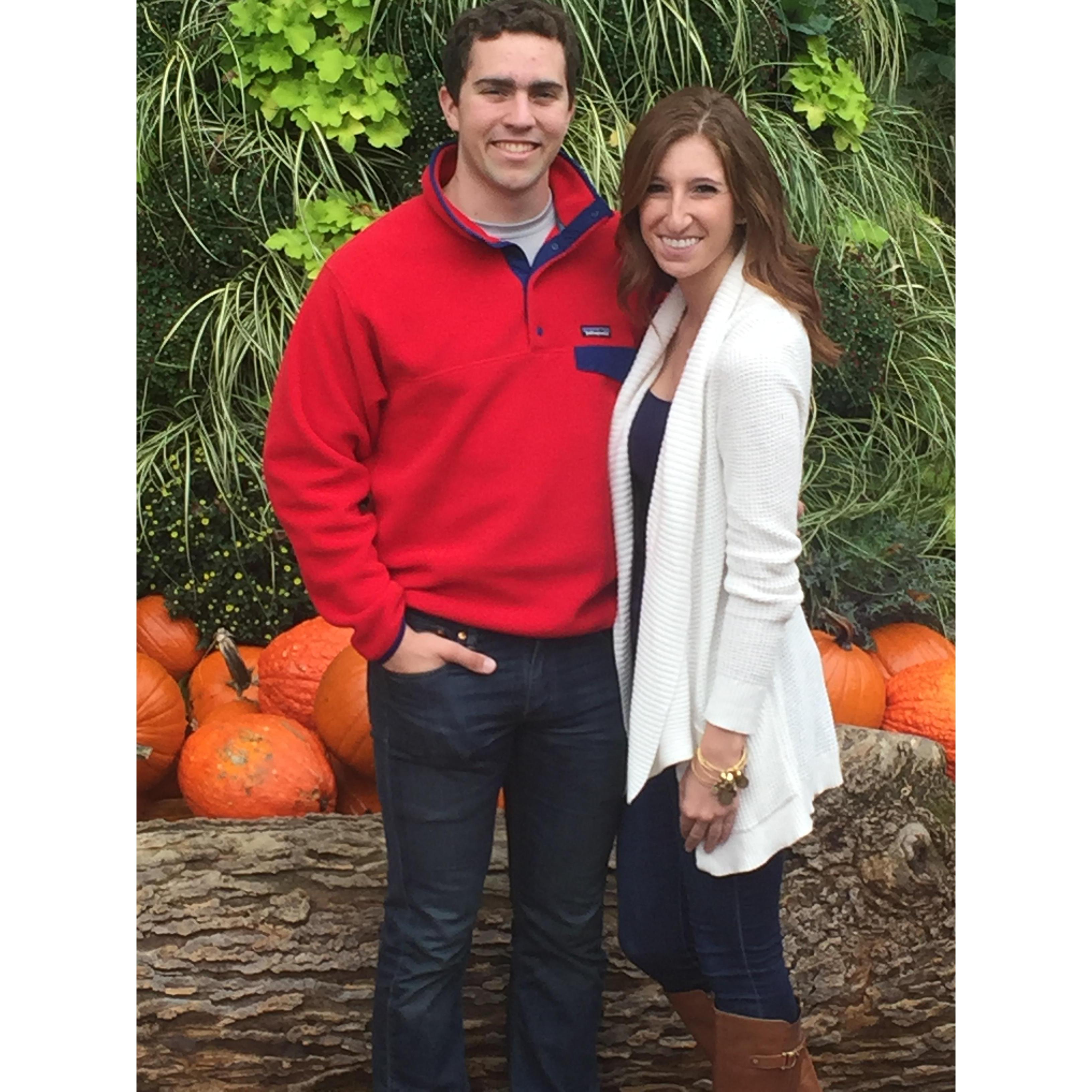 First trip to the pumpkin patch!