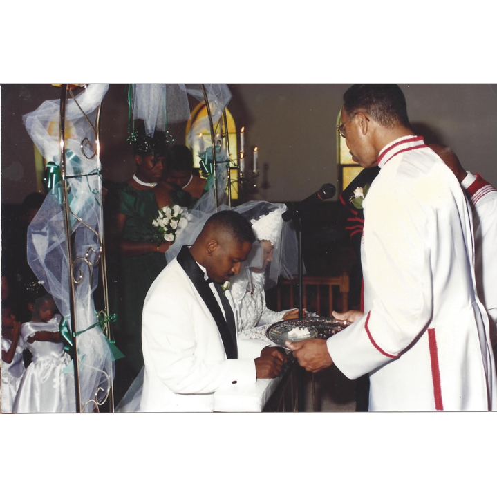 Holy Communion given by Bishop Jacob Green and Bishop Allen Easton and Elder Chris Hairston