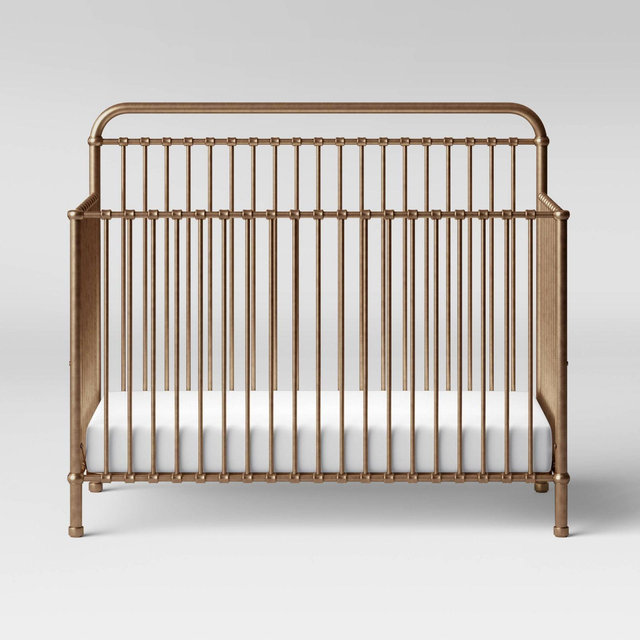 Million Dollar Baby Classic Winston 4-In-1 Convertible Crib - Vintage Gold