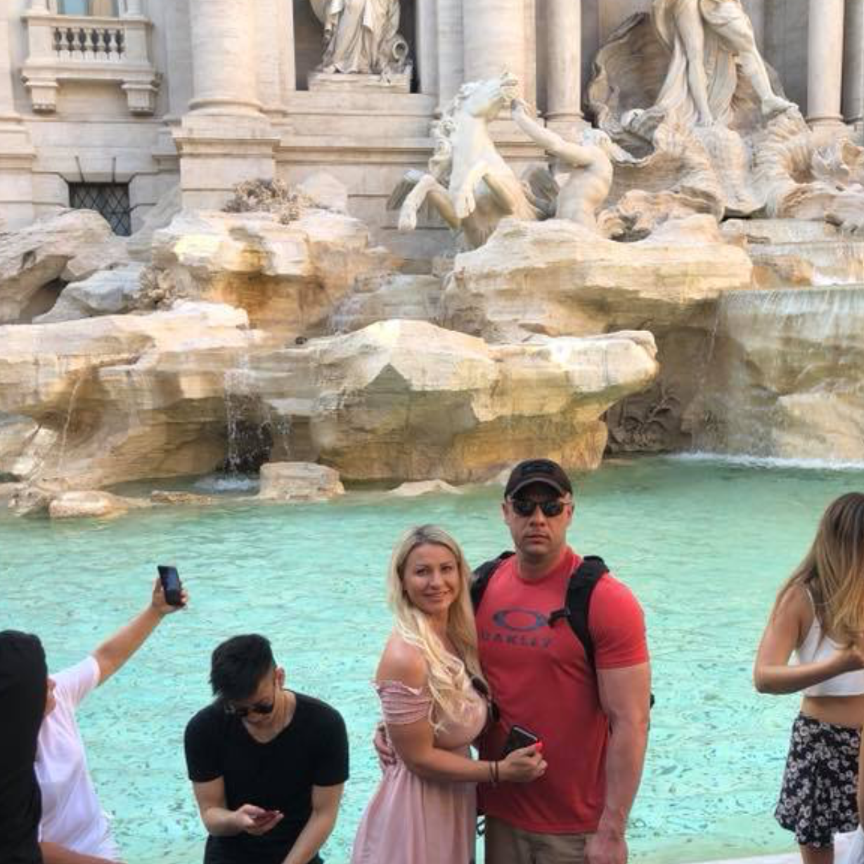 Our Romantic visit to Trevi Fountain,Rome Italy