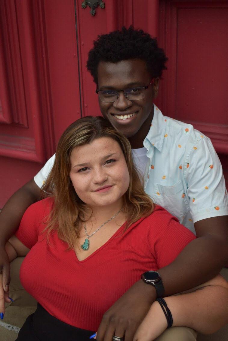 We met on the app Bumbl, but we both graduated from Horlick High School. Nate graduated in the class before me.