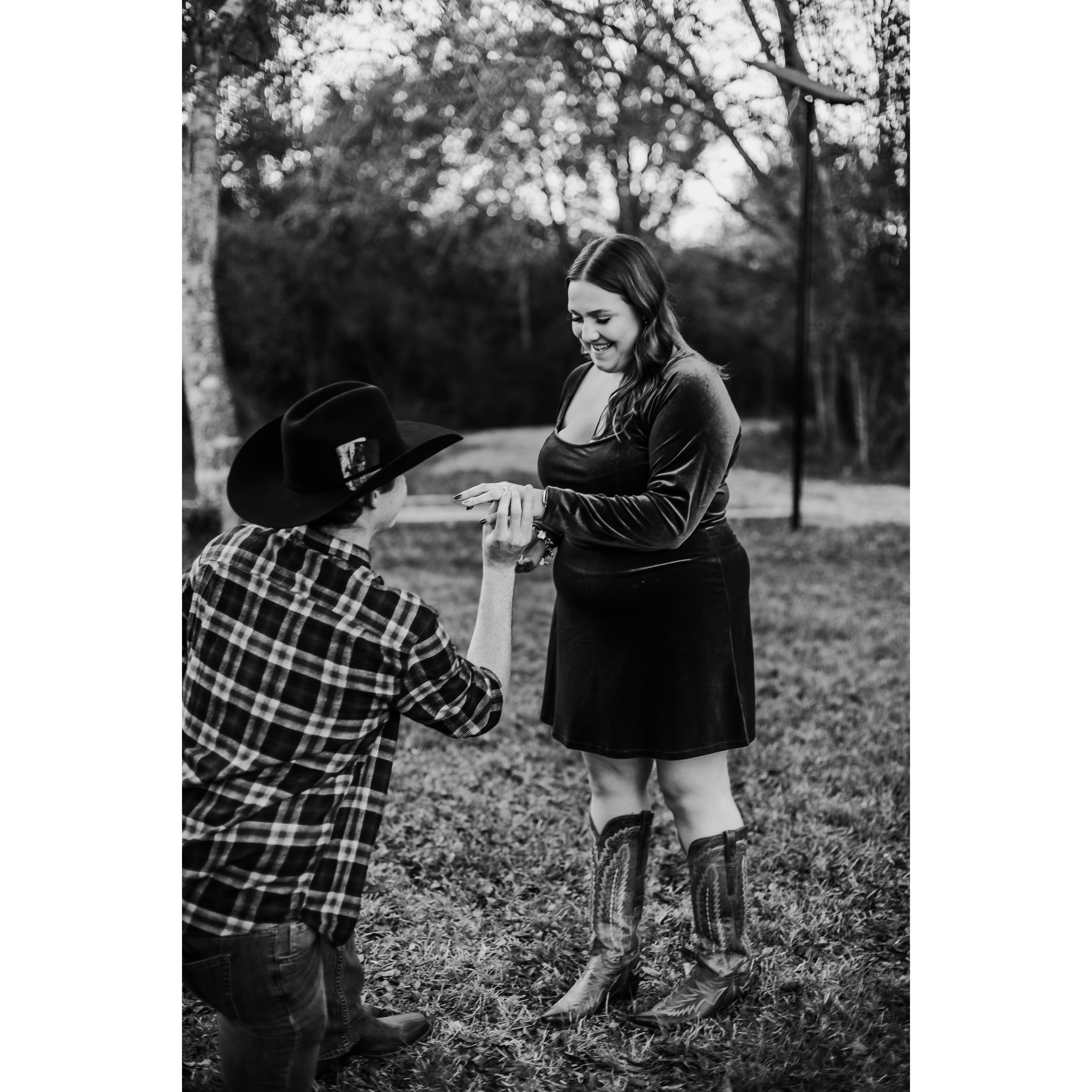 The day Ethan asked Maddie to marry him!