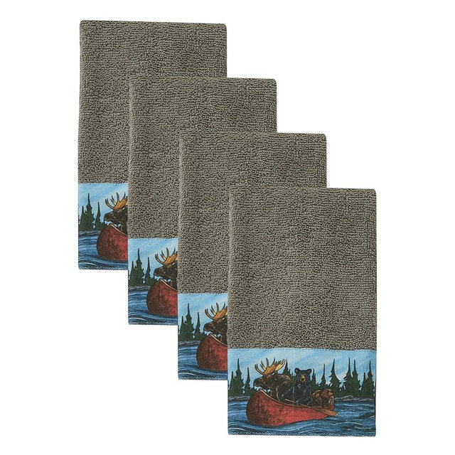 Park Designs Summer Vacation Fingertip Towel Set of 4
