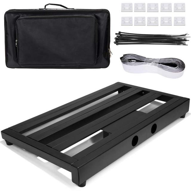 Luvay Guitar Pedal Board - Extra Large (22" x 12.6") with Bag, 7LB Pedalboard