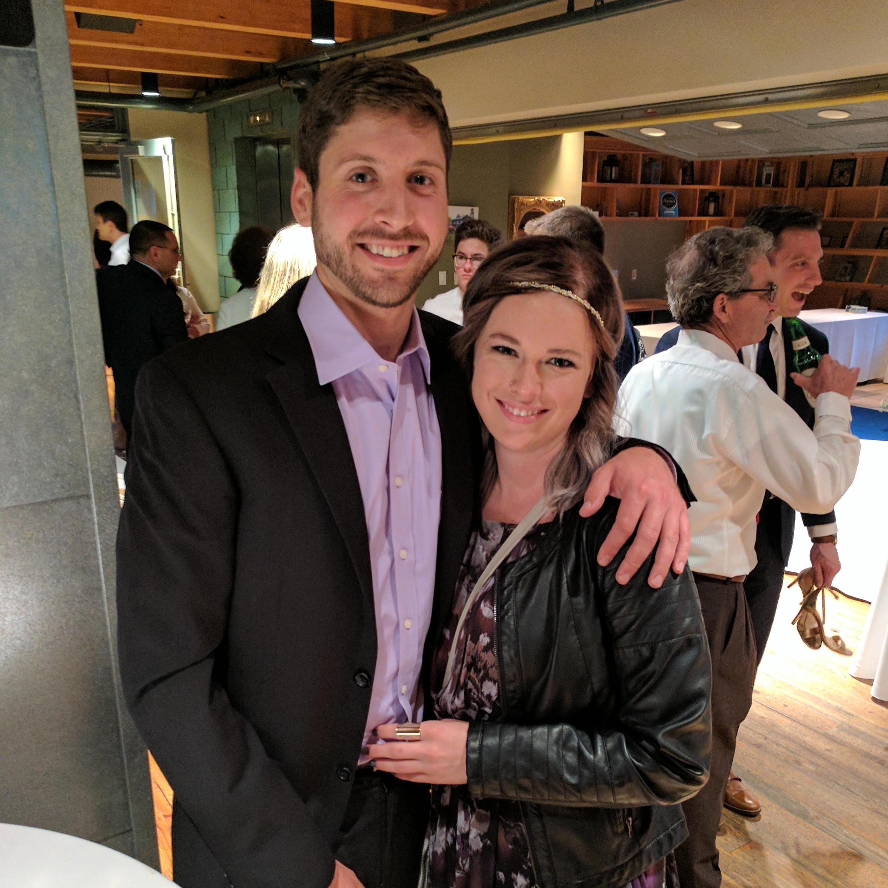 One of our first weddings together