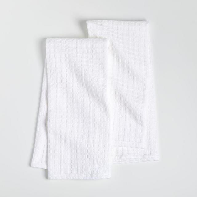 Oversized Waffle Dish Towel, Set of 2