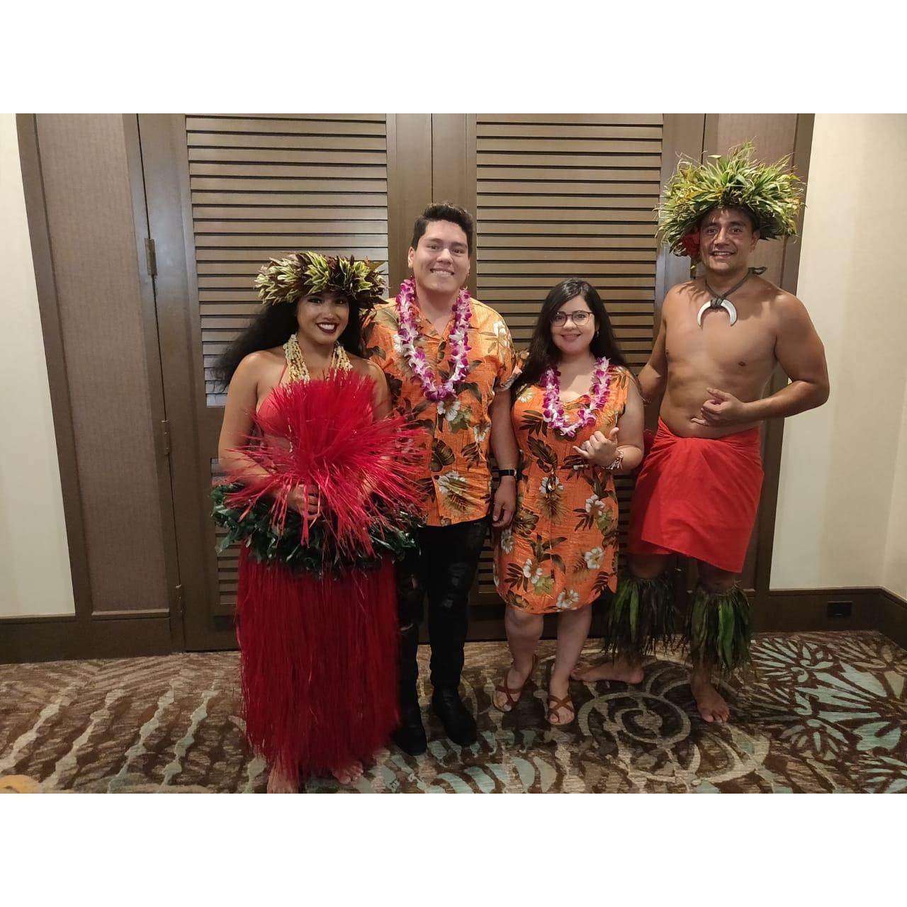 Después del Luau en Honolulu, Hawaii