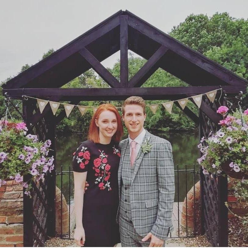 Attending friends' wedding where Sam was Best Man.