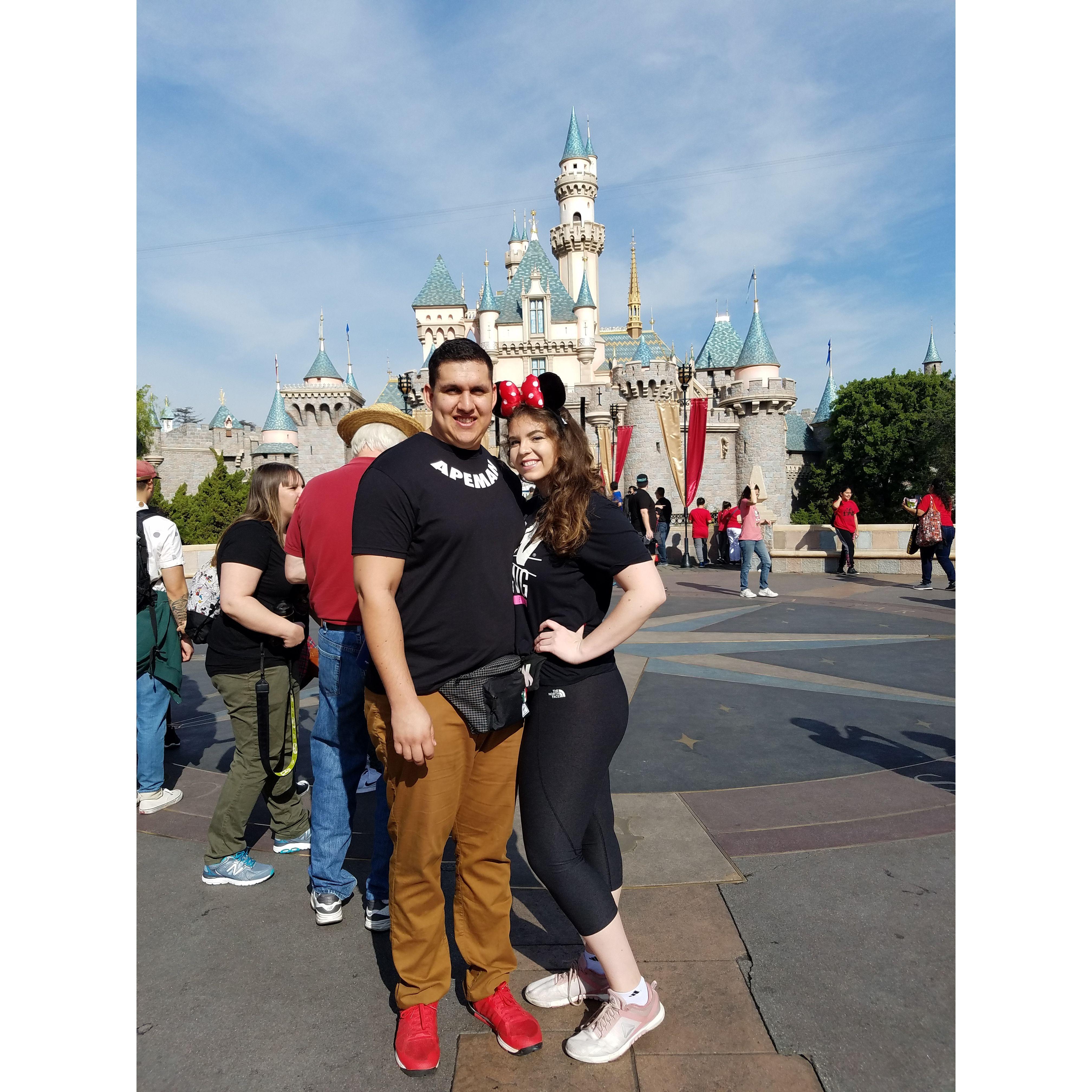 Our first (of many) trips to Disneyland!