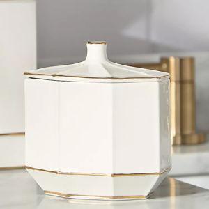 St. Honore Porcelain Cotton Ball Jar