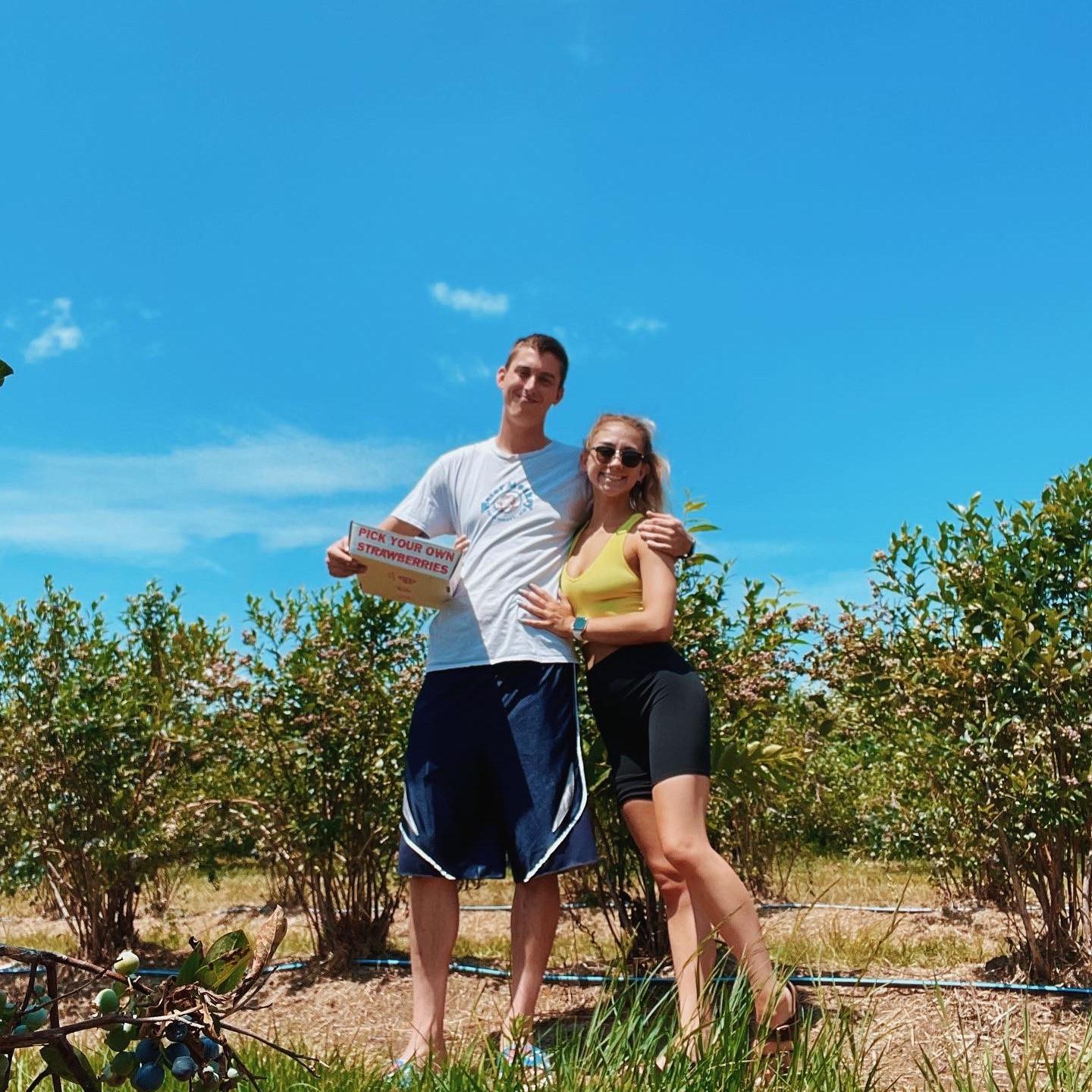 Blueberry picking!