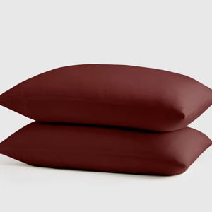 Bamboo Pillowcase Set - Burgundy, King