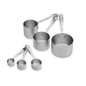 All-Clad Stainless-Steel Odd-Size Cups & Spoons Set