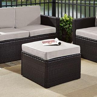 Palm Harbor Outdoor Wicker Ottoman