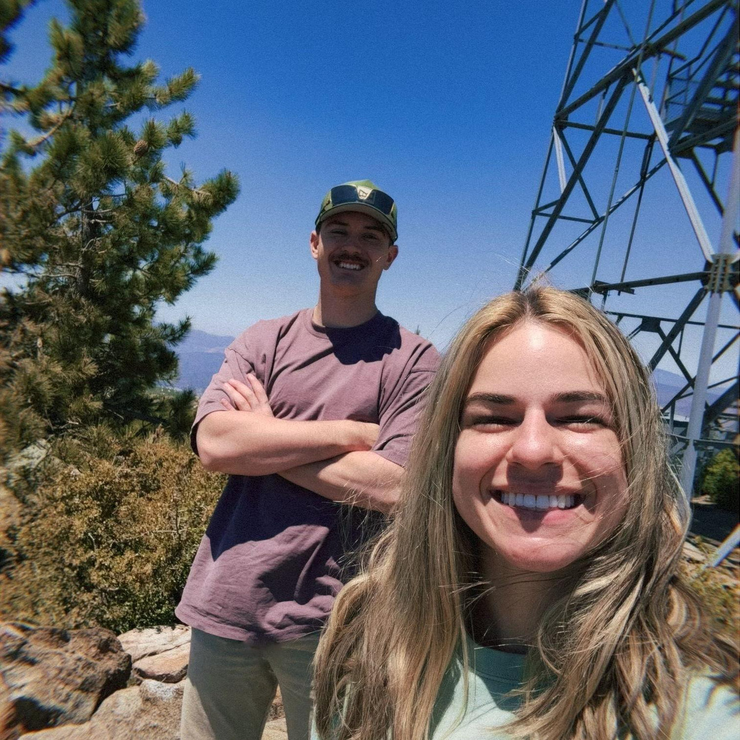 Austin took me 4x4 in his truck up Palomar Mountain!