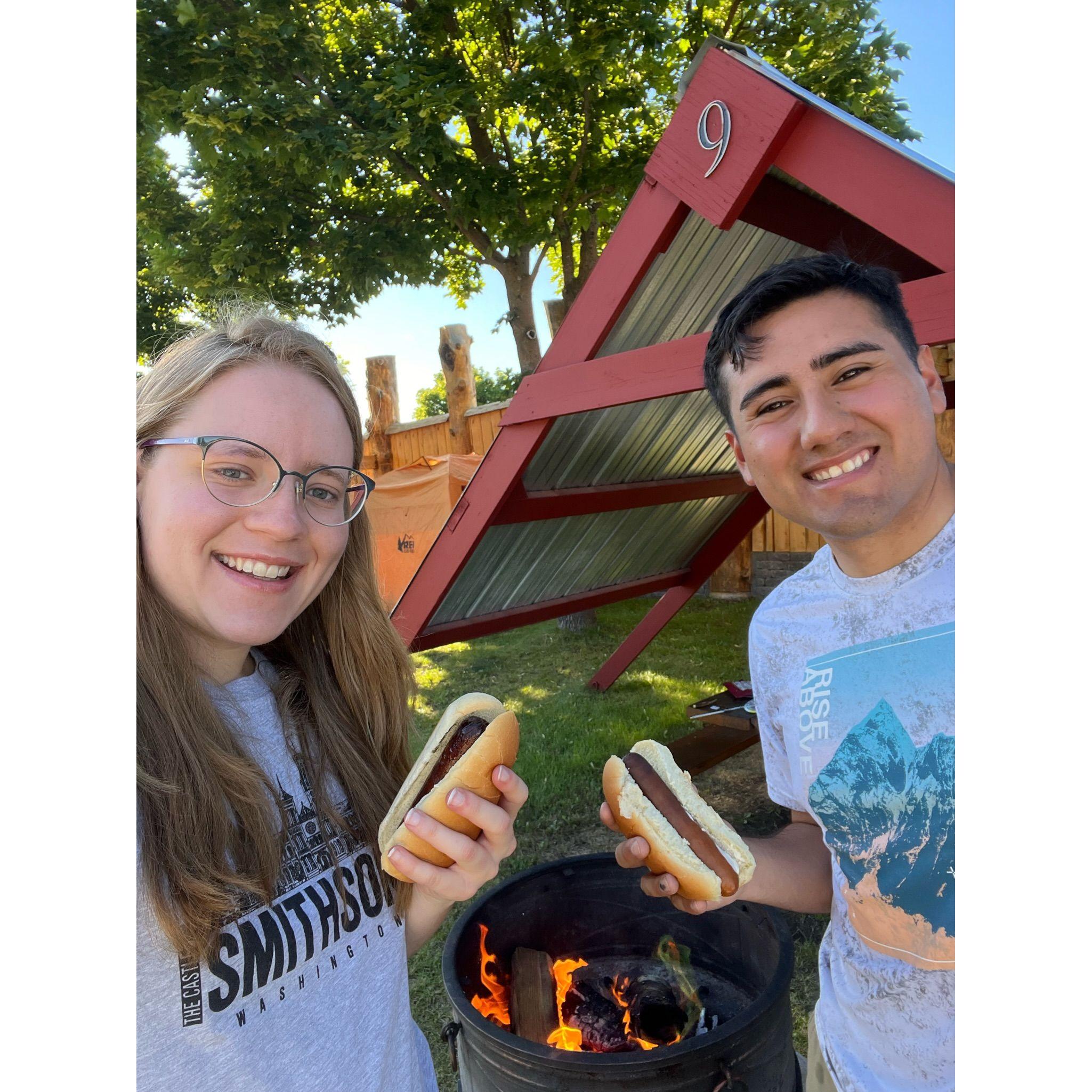 More campfire cooking!