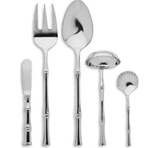 Ricci Argentieri Bamboo 5-Piece Hostess Set