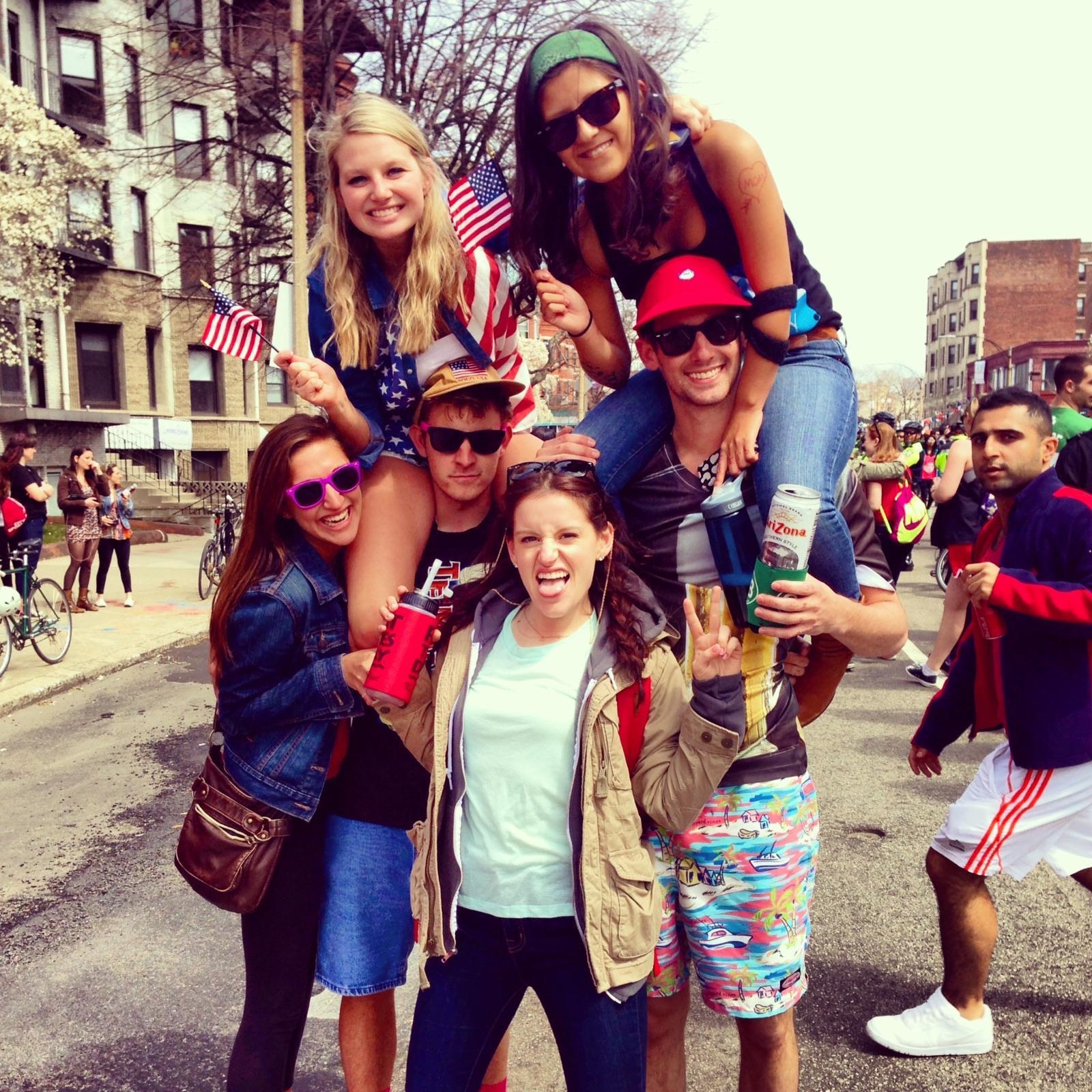 Best day of the year, the Boston Marathon