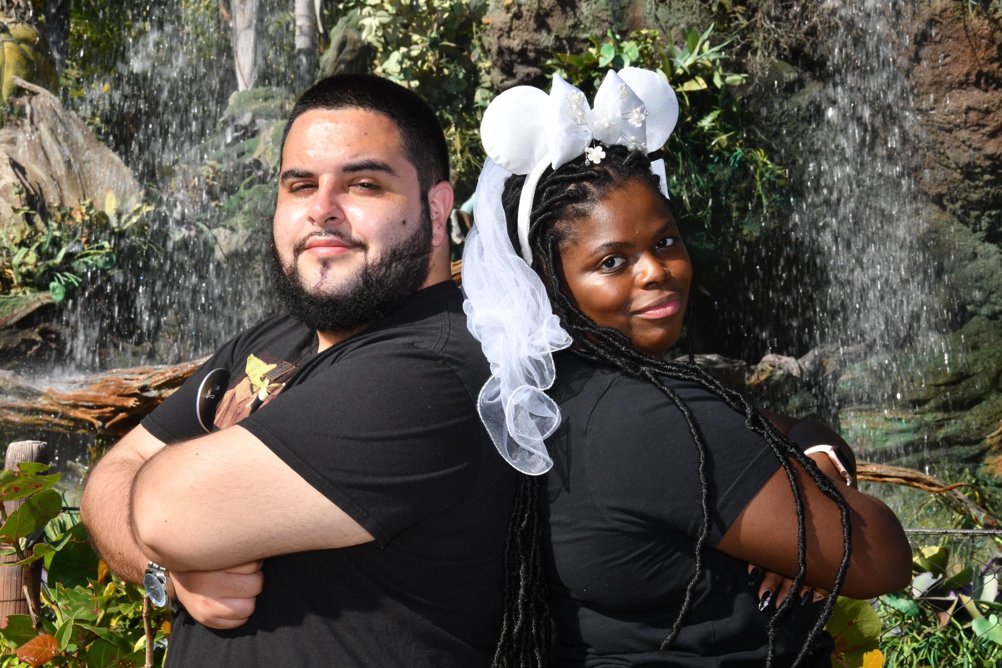 The disney photographer made us pose this way
Its cute or whatever