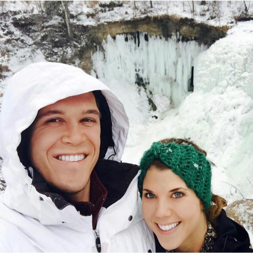 Corbin's first and last visit to Minnesota in the winter.