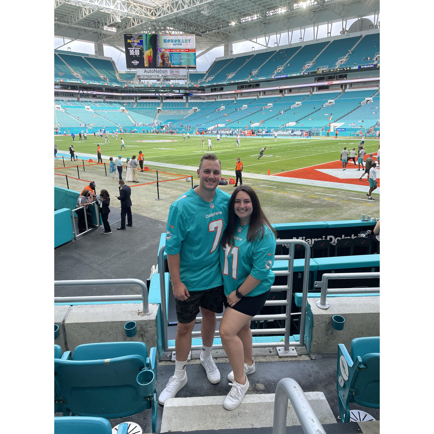 October 3rd, 2021 - Our first Miami Dolphins game in Miami