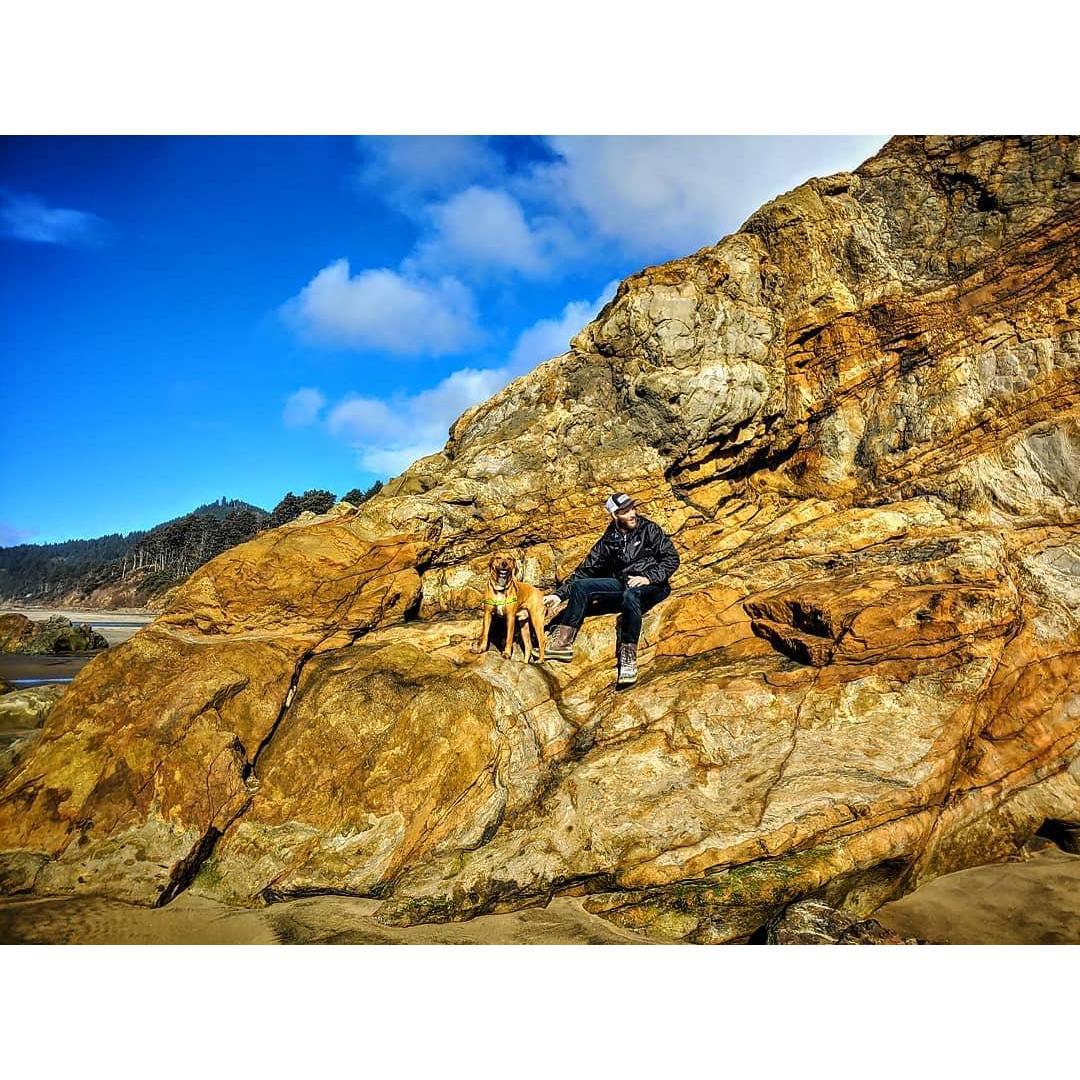 Our favorite thing to do is go on beach adventures together!