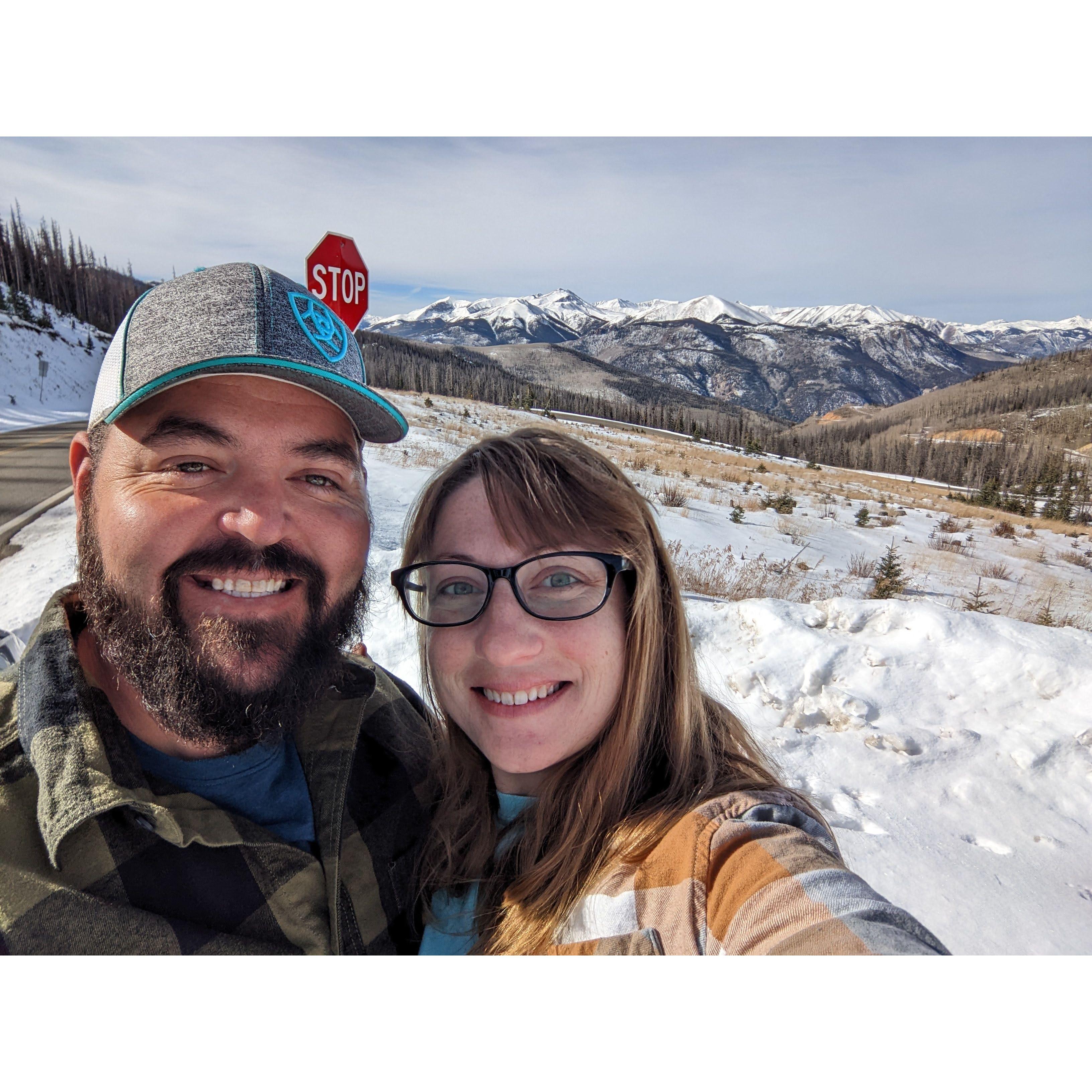 Engagement celebration trip to Lake City, Colorado