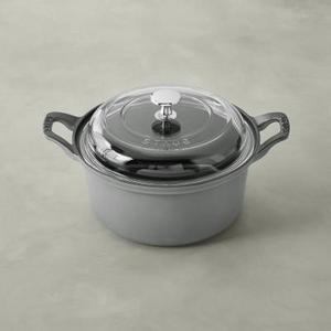 Staub Cast-Iron Cocotte with Glass Lid