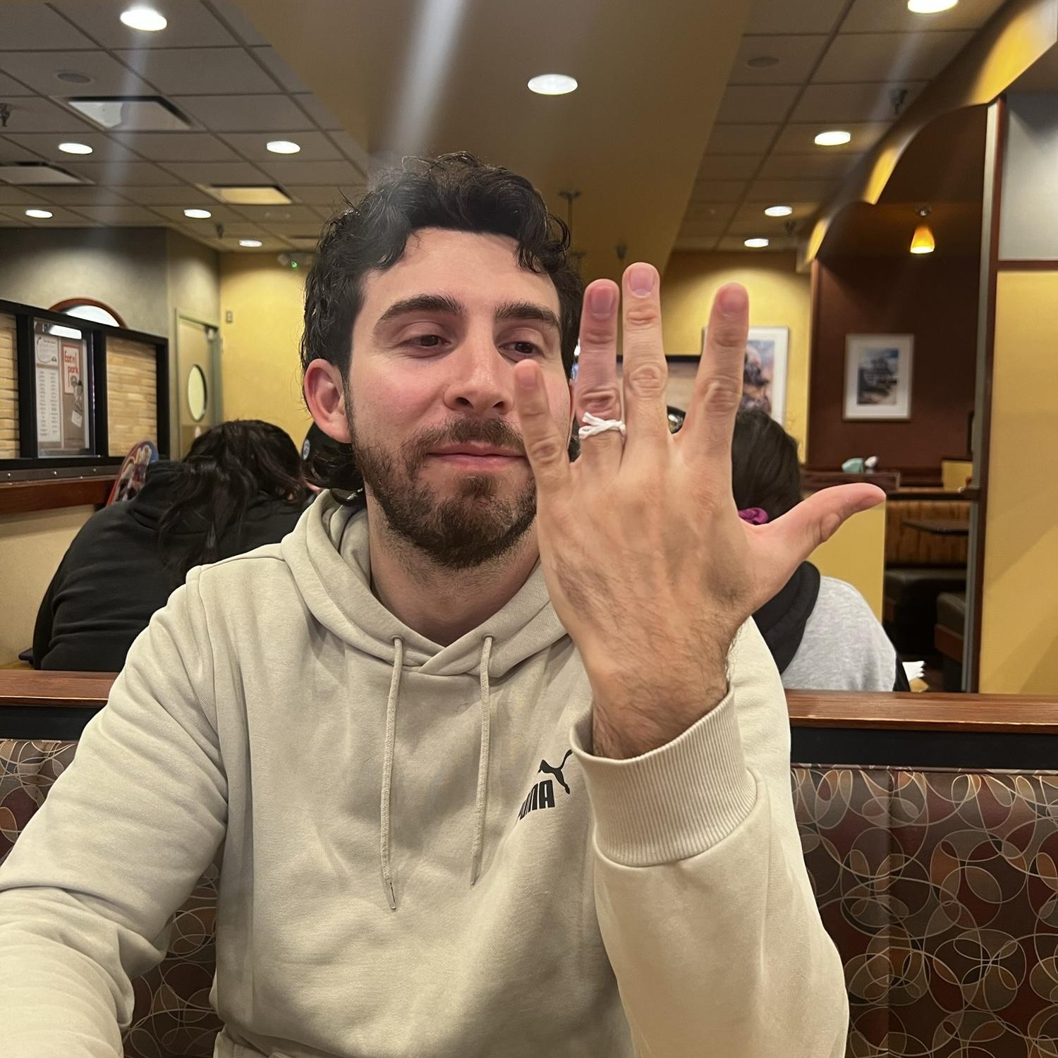 I’d marry you with a paper ring!