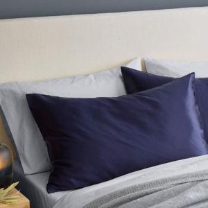 100% Mulberry Silk Pillowcase in Navy