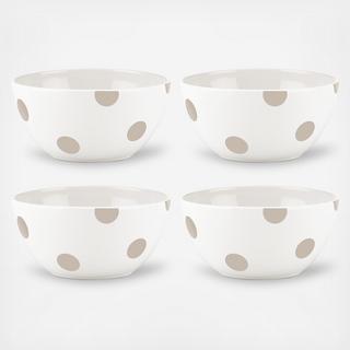 Deco Dot Cereal Bowl, Set of 4