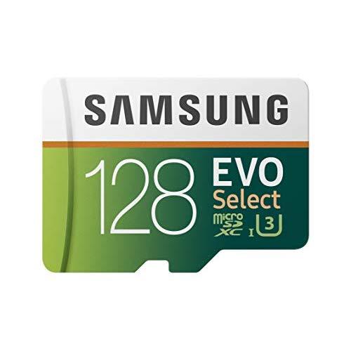 Samsung 128GB 100MB/s (U3) MicroSDXC EVO Select Memory Card with Full-Size Adapter (MB-ME128GA/AM)