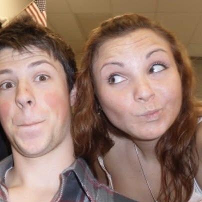 The ONLY picture we have together from high school