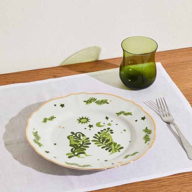 Bitossi Home Green Dinner Plate