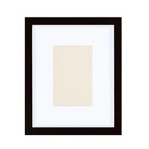 Wood Gallery Picture Frame, 4 x 6", Black