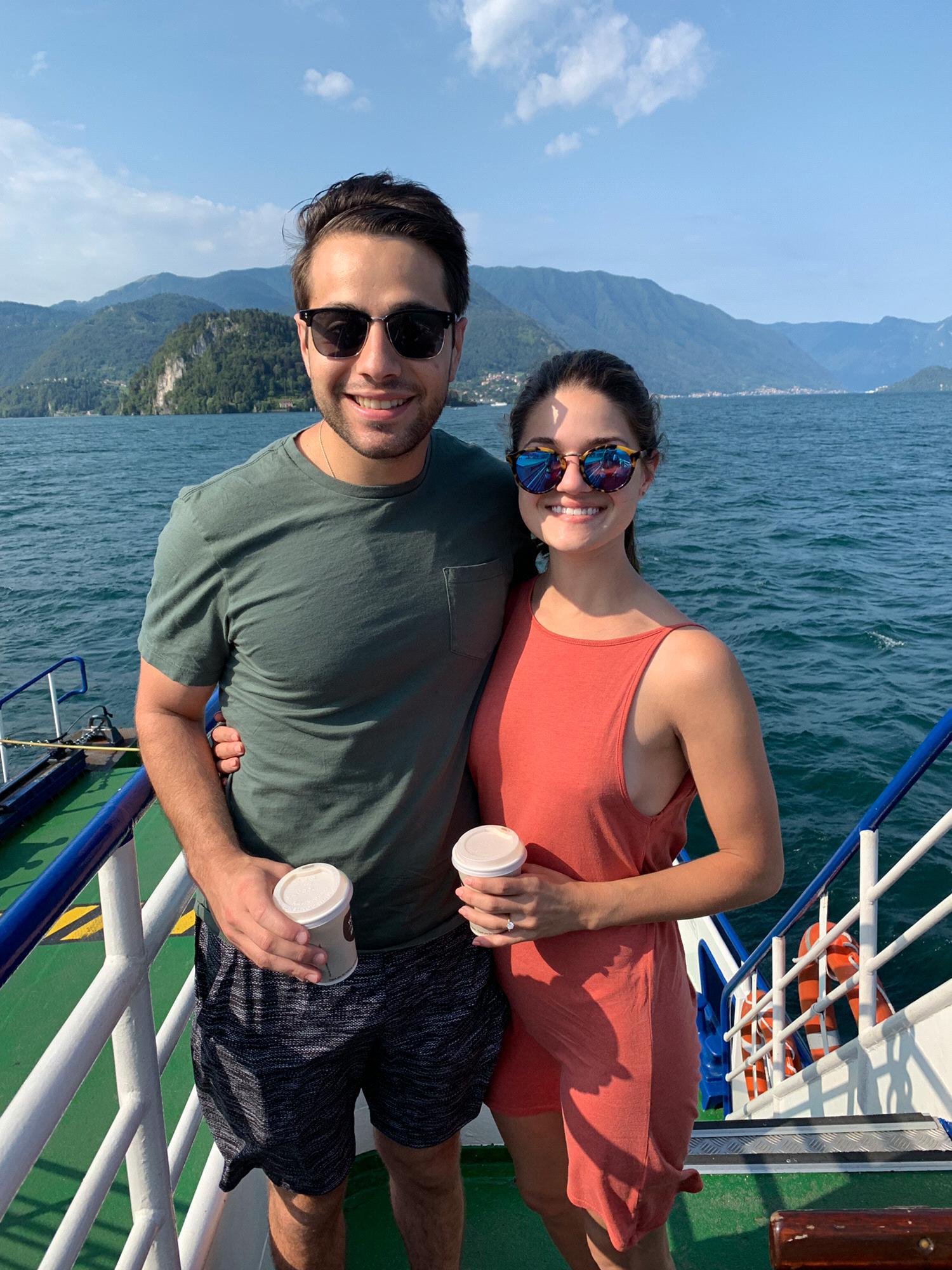 on our way from lake como to riomaggiore